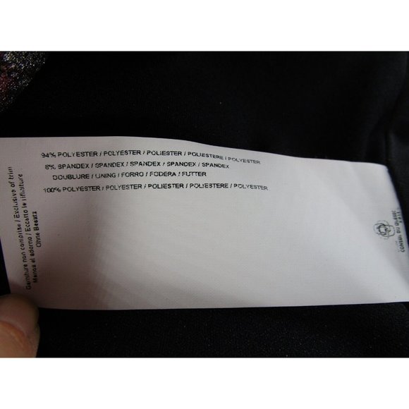 Joseph Ribkoff Jacket 6 Blazer Coat Snake Skin Career Shiny 1 Button - Picture 9 of 10